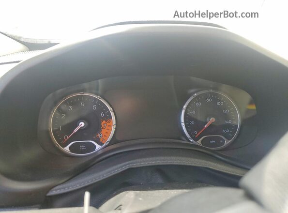 ZACCJBCB2HPE83502 2017 JEEP RENEGADE Beige Instrument cluster view