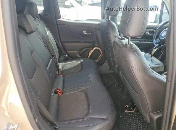 ZACCJBCB2HPE83502 2017 JEEP RENEGADE Beige Rear seats view