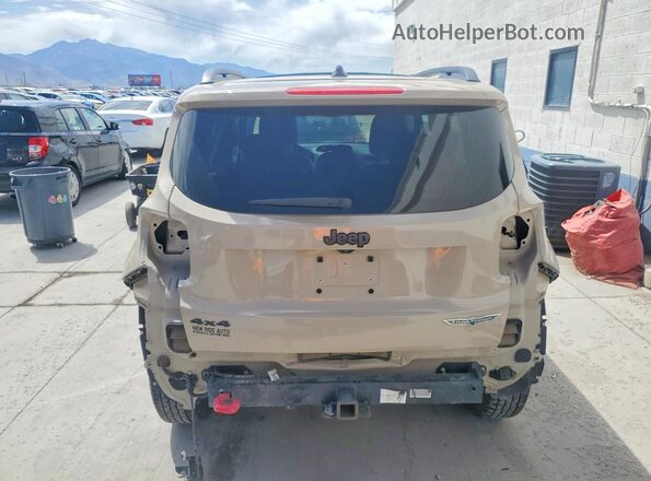 ZACCJBCB2HPE83502 2017 JEEP RENEGADE Beige Rear view