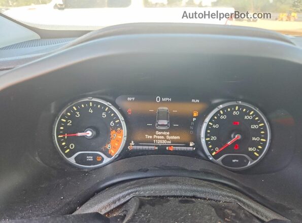 ZACCJBCB2HPF09869 2017 JEEP RENEGADE White Вид щитка приладів