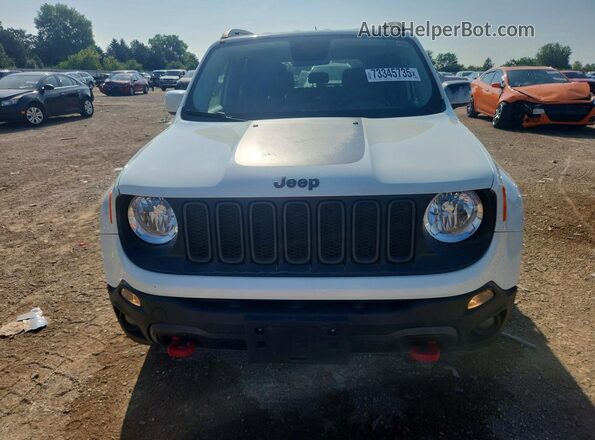 ZACCJBCB2HPF09869 2017 JEEP RENEGADE White Вид спереду