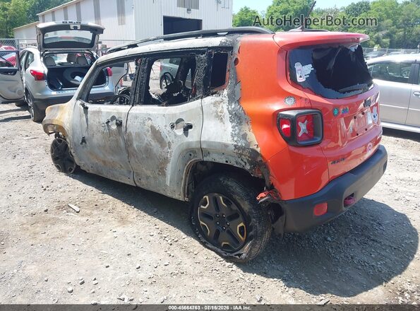 ZACCJBCB3HPF99386 2017 JEEP RENEGADE Оранжевый Задняя левая четверть