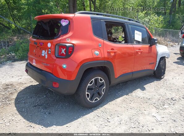 ZACCJBCB3HPF99386 2017 JEEP RENEGADE Оранжевый Задняя правая четверть