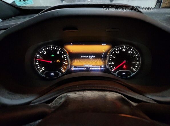 ZACCJBCB3JPH94121 2018 JEEP RENEGADE White ხელსაწყოთა პანელის ხედი