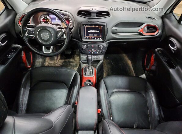 ZACCJBCB3JPH94121 2018 JEEP RENEGADE White წინა პანელის ხედი