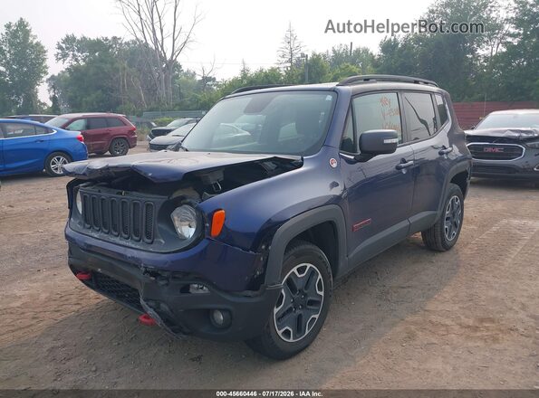 ZACCJBCB4HPE50758 2017 JEEP RENEGADE Blue Передня ліва чверть