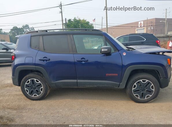 ZACCJBCB4HPE50758 2017 JEEP RENEGADE Blue Вид задньої частини салону