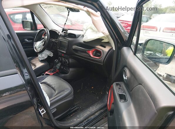ZACCJBCB4HPF40766 2017 JEEP RENEGADE Black Вид салону спереду