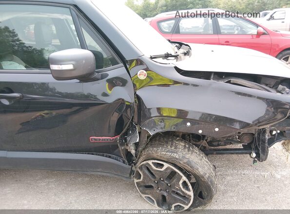 ZACCJBCB4HPF40766 2017 JEEP RENEGADE Black Вид спереду