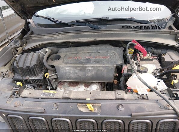 ZACCJBCB4HPF40766 2017 JEEP RENEGADE Black Вид ззаду