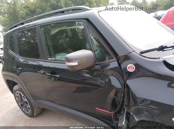 ZACCJBCB4HPF40766 2017 JEEP RENEGADE Black Вид задньої частини салону