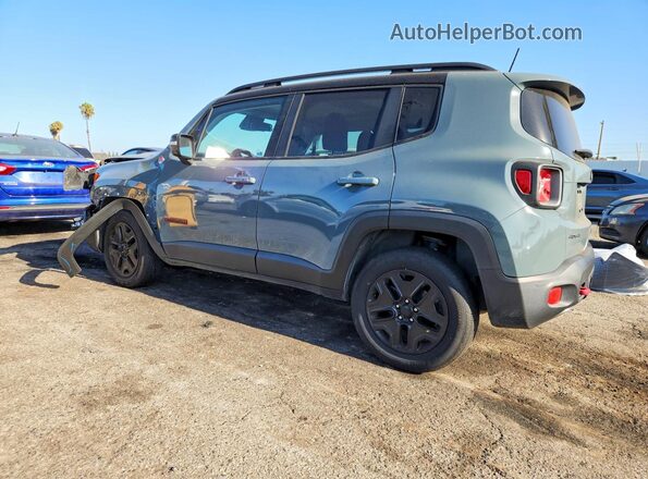 ZACCJBCB4JPJ00355 2018 JEEP RENEGADE Gray Trasero izquierdo