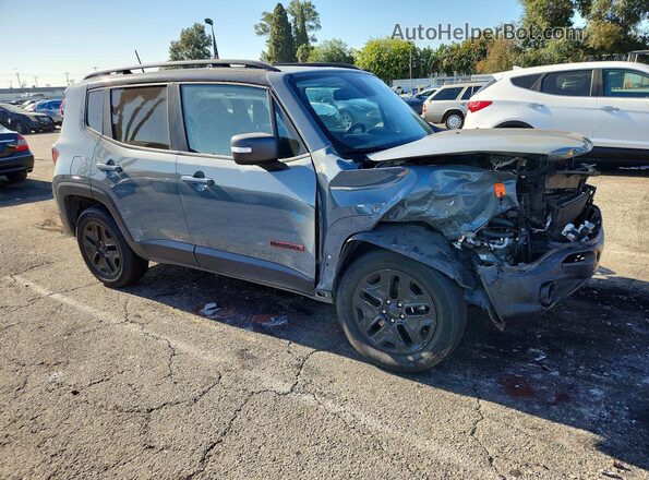 ZACCJBCB4JPJ00355 2018 JEEP RENEGADE Gray Delantero derecho
