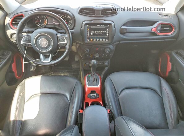 ZACCJBCB4JPJ01053 2018 JEEP RENEGADE Black Dashboard view