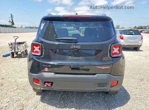 ZACCJBCB4JPJ01053 2018 JEEP RENEGADE Black Rear view