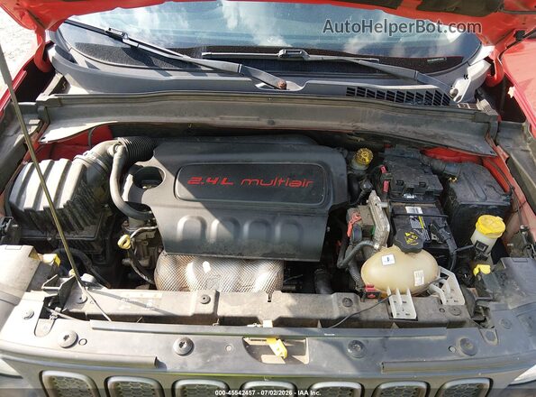 ZACCJBCB6HPF30322 2017 JEEP RENEGADE Красный Вид сзади