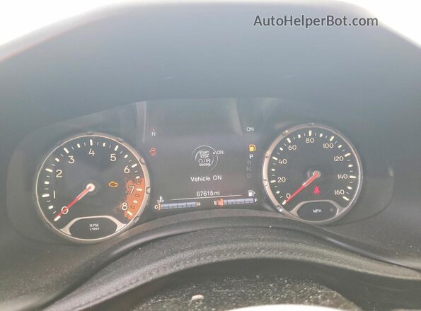 ZACCJBCB6HPG55269 2017 JEEP RENEGADE Угольный Вид щитка приборов