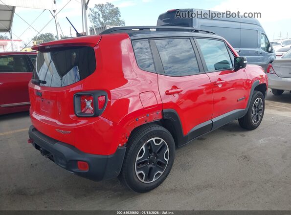 ZACCJBCB8HPF94619 2017 JEEP RENEGADE Красный Задняя правая четверть
