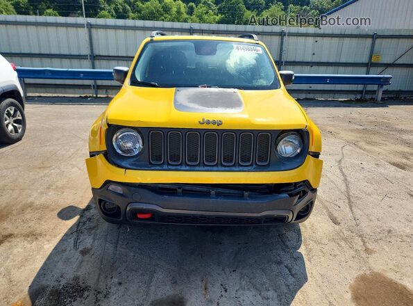 ZACCJBCB9HPE54546 2017 JEEP RENEGADE Yellow Դիմացի տեսք