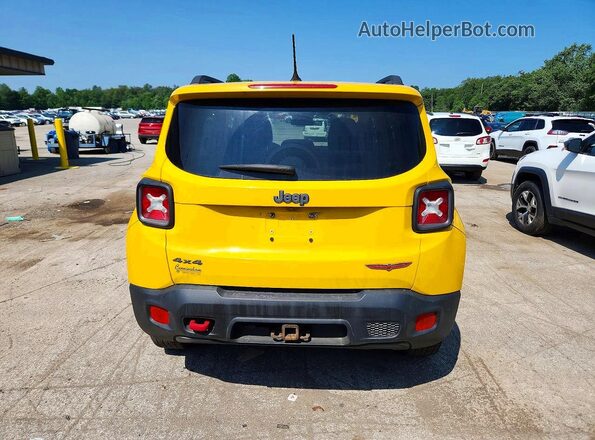 ZACCJBCB9HPE54546 2017 JEEP RENEGADE Yellow Հետևի տեսք