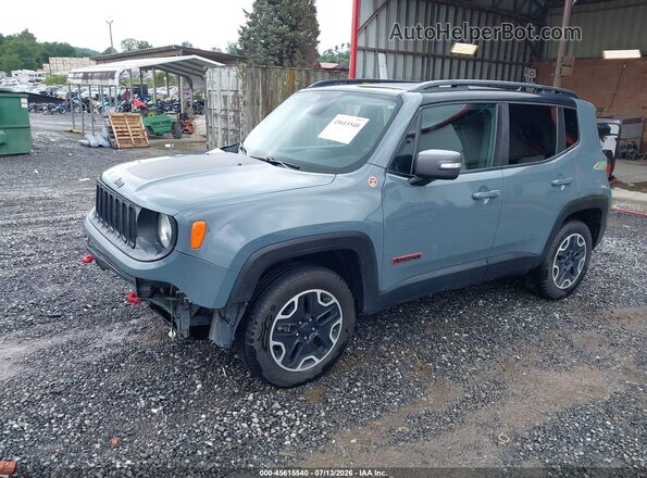ZACCJBCBXHPE96854 2017 JEEP RENEGADE Blue Передня ліва чверть