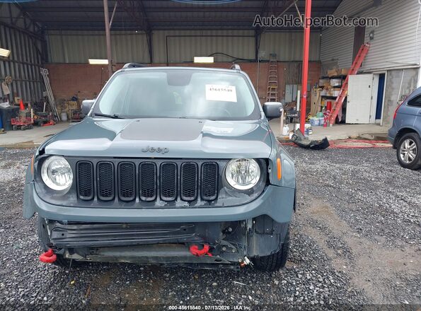 ZACCJBCBXHPE96854 2017 JEEP RENEGADE Blue Вид задньої частини салону
