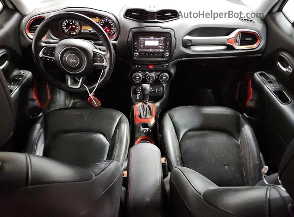 ZACCJBCBXHPF75392 2017 JEEP RENEGADE Белый Вид панели приборов