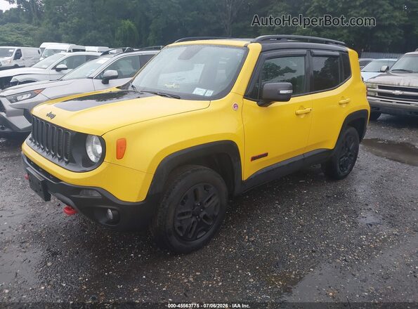 ZACCJBCBXJPH42159 2018 JEEP RENEGADE Yellow Przód lewy