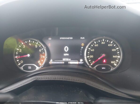 ZACCJBCBXJPH42159 2018 JEEP RENEGADE Yellow Widok tylnych siedzeń