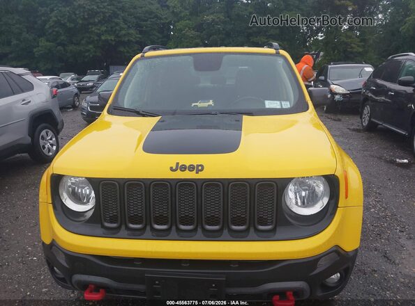 ZACCJBCBXJPH42159 2018 JEEP RENEGADE Yellow Widok z przodu