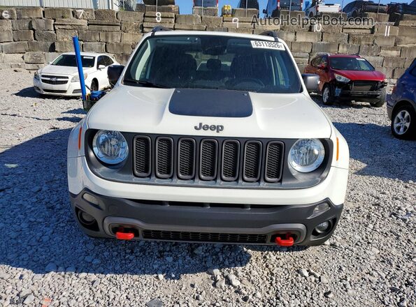 ZACCJBCBXJPH93015 2018 JEEP RENEGADE Белый Вид спереди