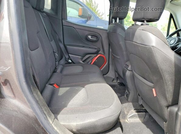 ZACCJBCT0GPC81541 2016 JEEP RENEGADE Charcoal Widok wnętrza z tyłu