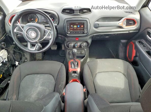 ZACCJBCT0GPC81541 2016 JEEP RENEGADE Charcoal Widok deski rozdzielczej