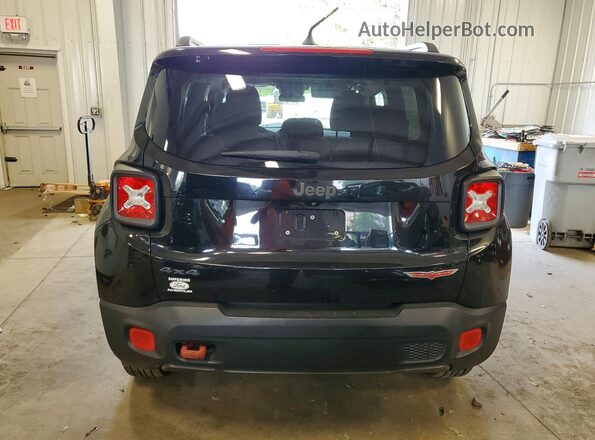 ZACCJBCT0GPD32892 2016 JEEP RENEGADE Black Հետևի տեսք