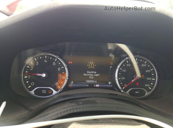 ZACCJBCT0GPD55024 2016 JEEP RENEGADE Red ხელსაწყოთა პანელის ხედი
