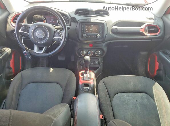 ZACCJBCT0GPD55024 2016 JEEP RENEGADE Red წინა პანელის ხედი
