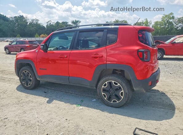 ZACCJBCT0GPD55024 2016 JEEP RENEGADE Red უკანა მარცხენა