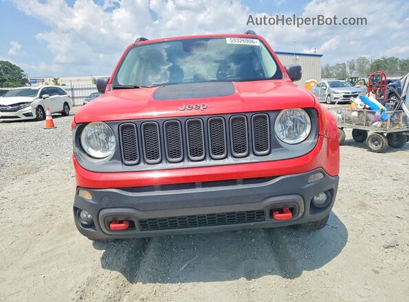 ZACCJBCT0GPD55024 2016 JEEP RENEGADE Red წინა ხედი