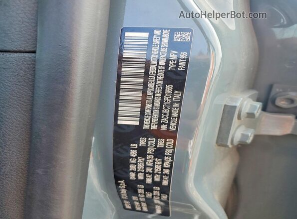 ZACCJBCT1GPD19665 2016 JEEP RENEGADE Gray VIN կոդի պիտակի տեսք