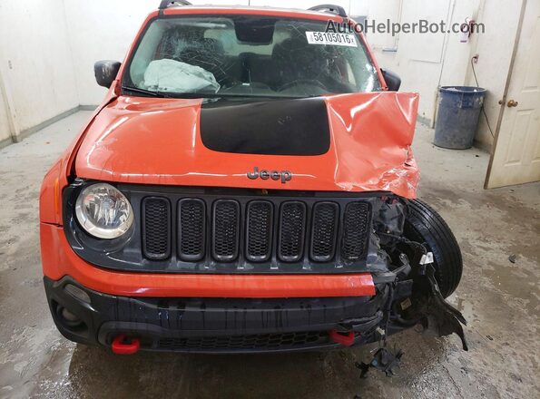 ZACCJBCT1GPE04523 2016 JEEP RENEGADE Orange Front view