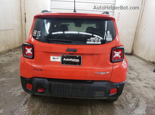 ZACCJBCT1GPE04523 2016 JEEP RENEGADE Orange Rear view