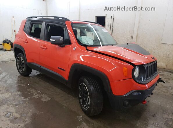 ZACCJBCT1GPE04523 2016 JEEP RENEGADE Orange Front right