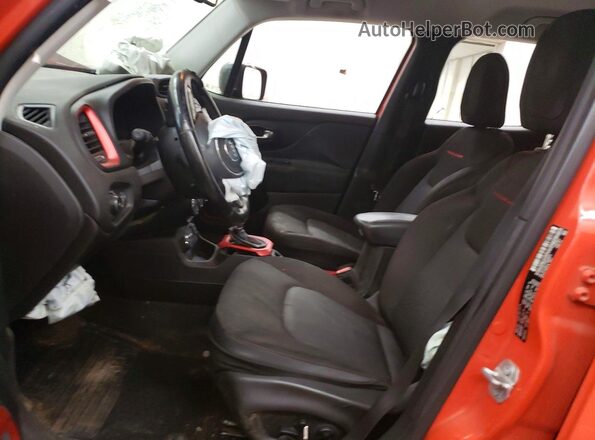 ZACCJBCT1GPE04523 2016 JEEP RENEGADE Orange Front interior view