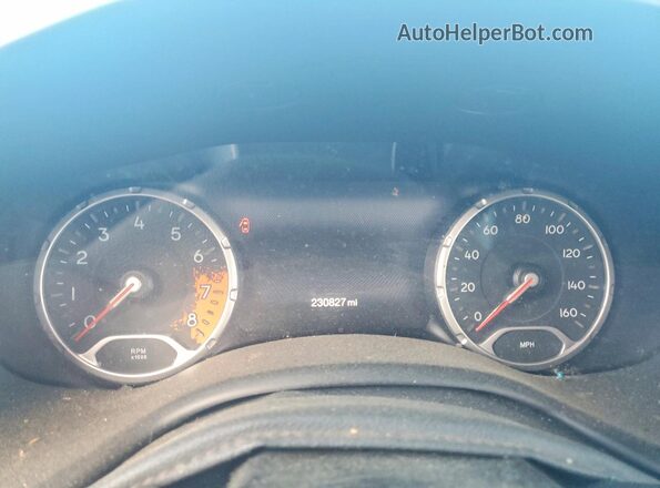 ZACCJBCT1GPE04523 2016 JEEP RENEGADE Orange Instrument cluster view