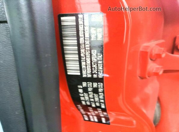 ZACCJBCT1GPE04523 2016 JEEP RENEGADE Orange VIN sticker view