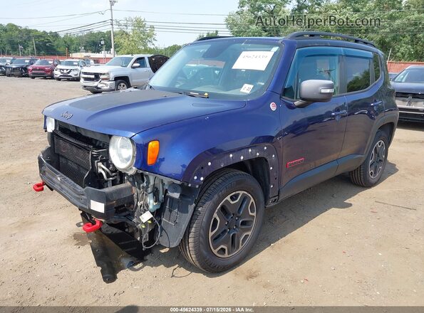 ZACCJBCT1GPE04652 2016 JEEP RENEGADE Dark Blue წინა ხედი