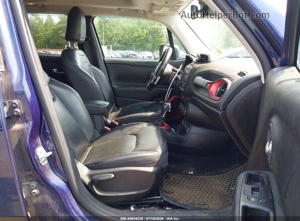 ZACCJBCT1GPE04652 2016 JEEP RENEGADE Dark Blue წინა სალონის ხედი