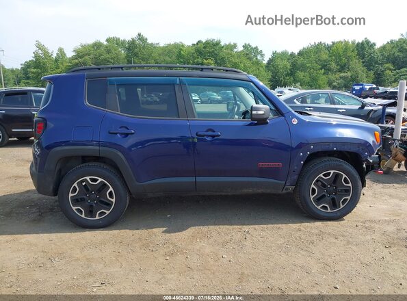 ZACCJBCT1GPE04652 2016 JEEP RENEGADE Dark Blue უკანა სალონის ხედი