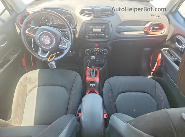 ZACCJBCT2GPD14720 2016 JEEP RENEGADE White Dashboard view