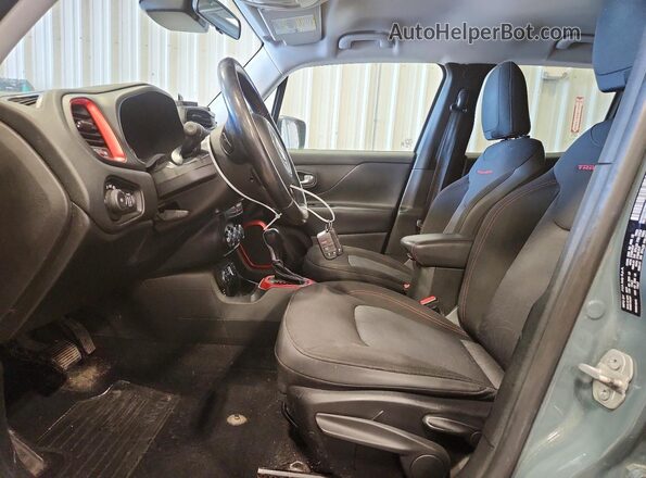 ZACCJBCT2GPD99428 2016 JEEP RENEGADE Blue Вид салону спереду